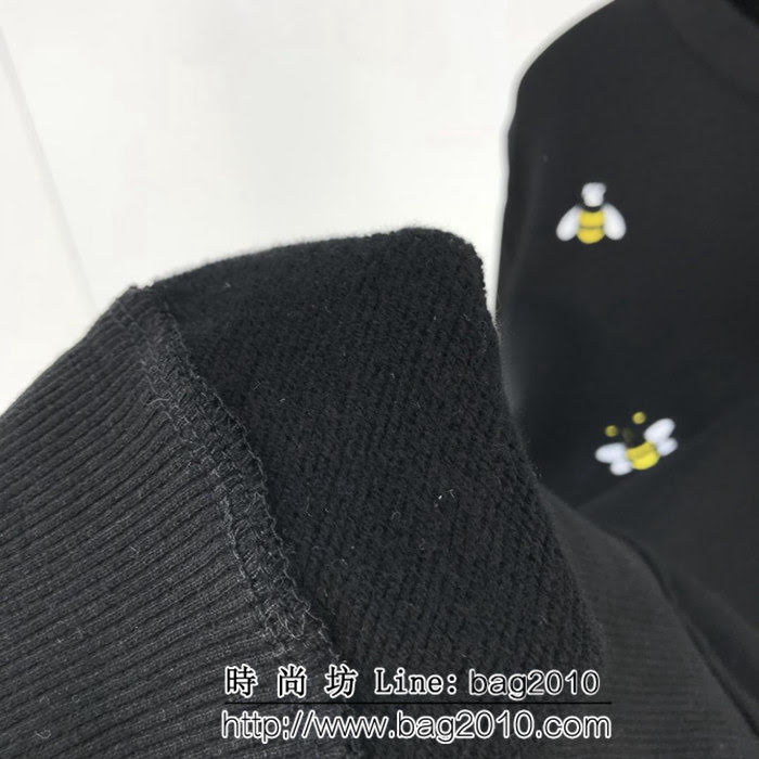 DIOR迪奧 18ss秋冬新款衛衣 全身小蜜蜂刺繡 加絨面料 保暖舒適 男女同款 ydi2142